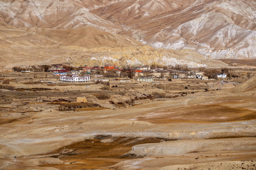 Pohled na Lo Manthang