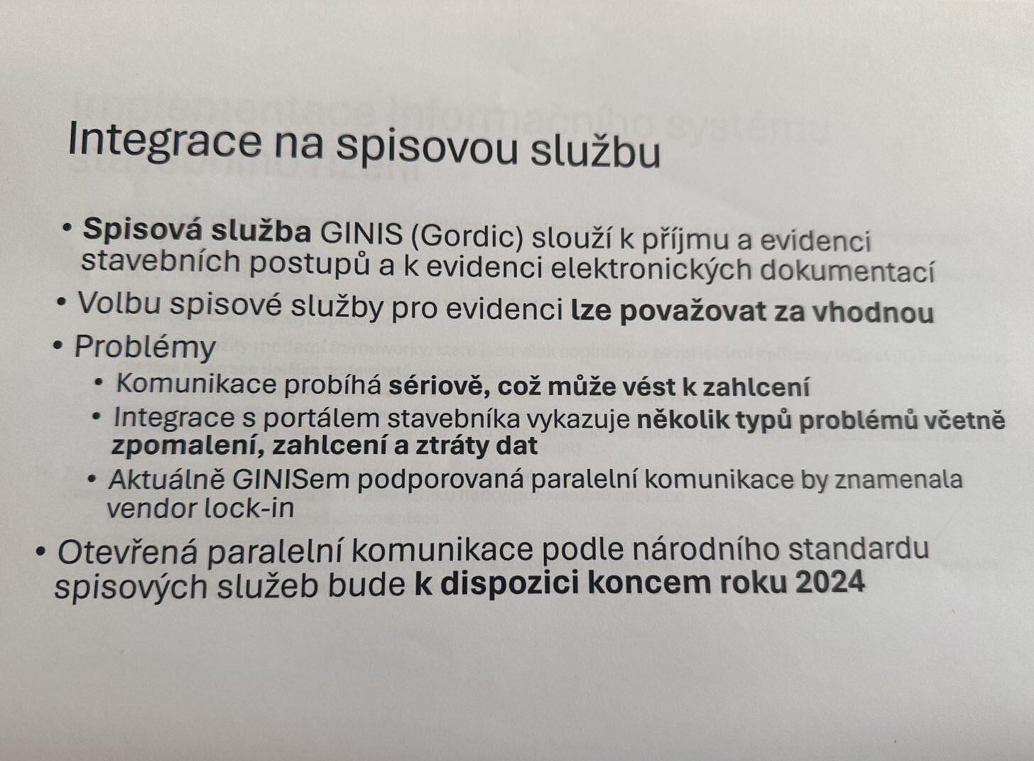 DSŘ: Hodnocení pro Vládu ČR