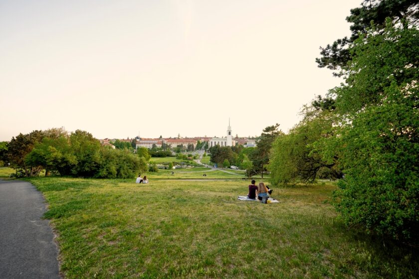 Brno park Kraví hora