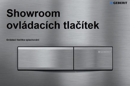 Showroom ovládacích tlačítek Geberit